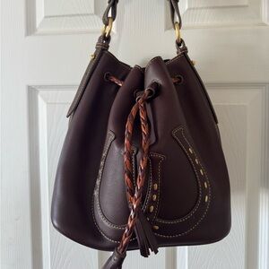Dooney & Bourke Western Drawstring Satchel Large